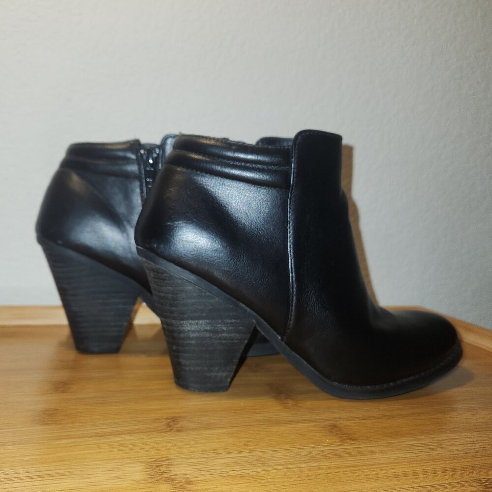 MIA Luce Side Zip Ankle Booties – Women’s 7.5 BLACK